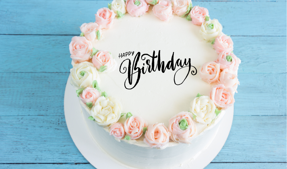 madefordesserts on Instagram: “An elegant clean lined gender reveal cake❤️  I had the pleasure of… | Elegant birthday cakes, White birthday cakes,  Fresh flower cake