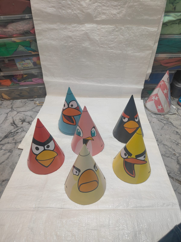 Angry bird caps(set of 10pc)