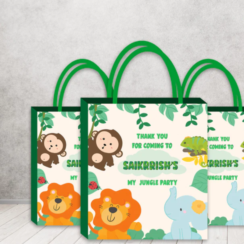 PSI Jungle Theme Return Gift Bag