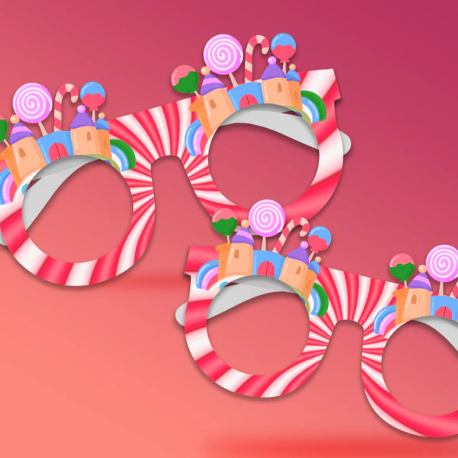 PSI Candy Theme Party Glasses