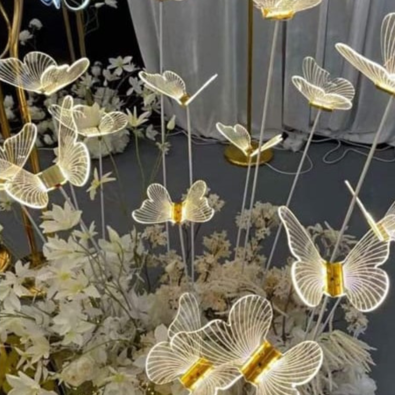 Butterfly lighting stands