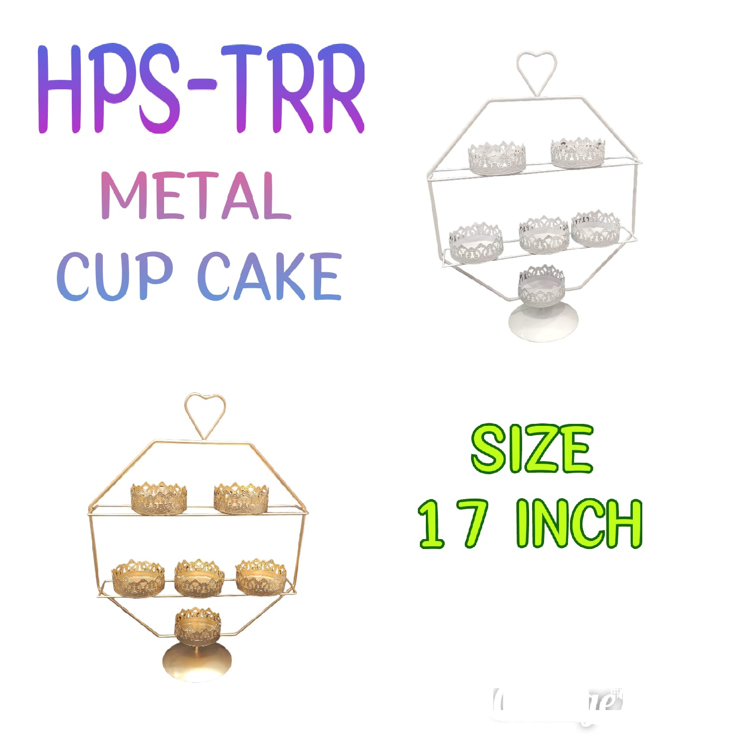 Metal cup cake