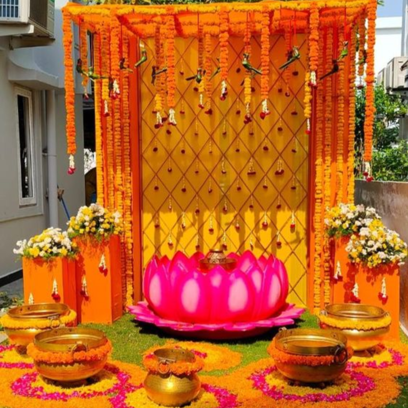 Haldi(Simple Decoration)