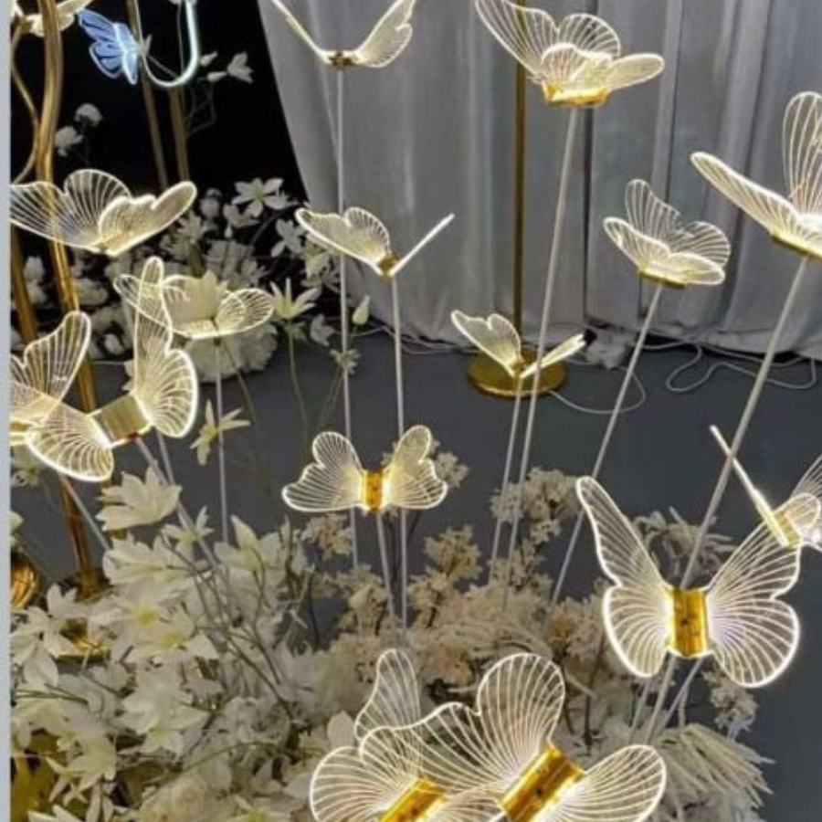Butterfly lighting stands