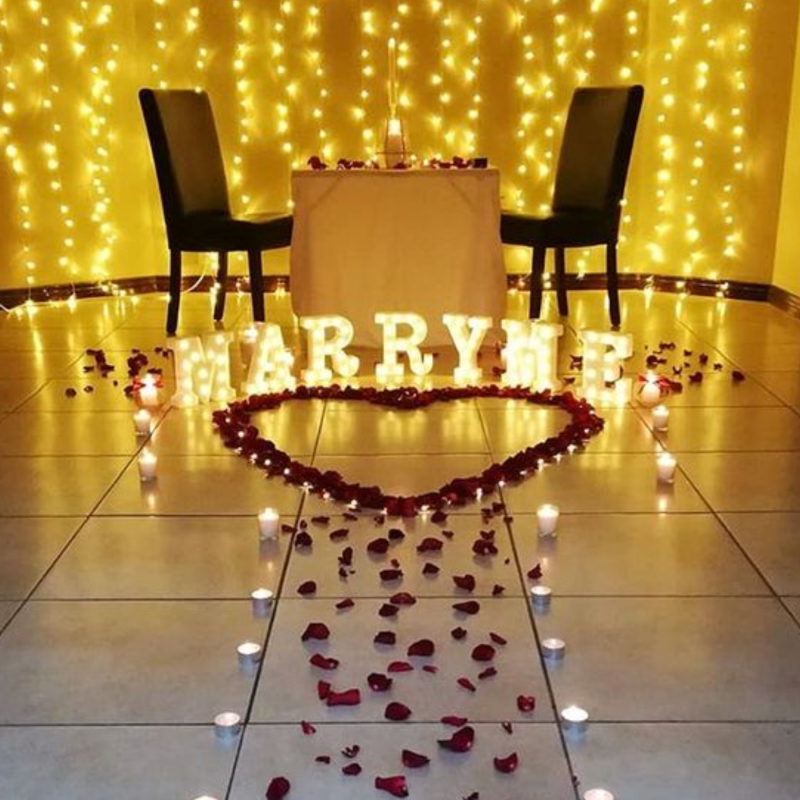Love  Proposal (Simple Decoration)